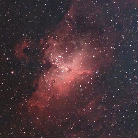 都会でのM16わし星雲