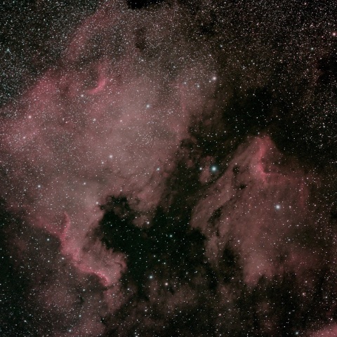 北アメリカ星雲とペリカン星雲