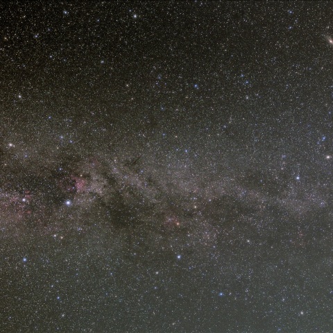 はくちょう座～カシオペア座にかけて