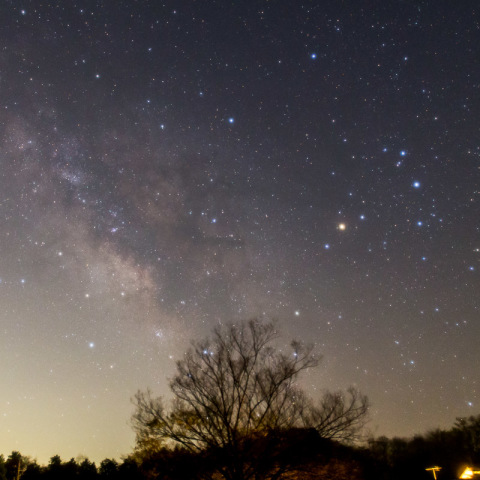 さそり座と天の川