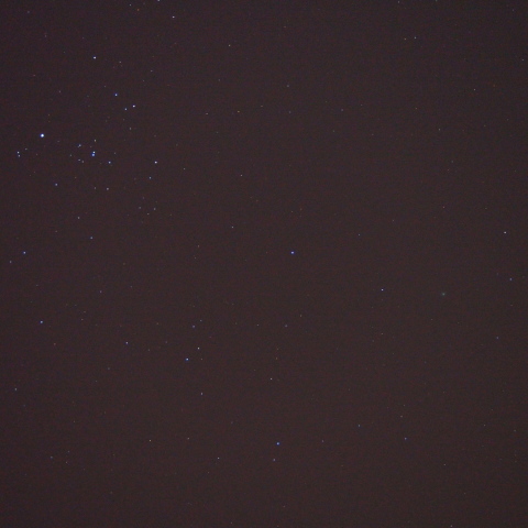 ヒヤデス星団とラヴジョイ彗星