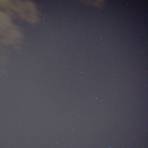 カシオペヤ座とラヴジョイ彗星