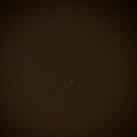 カシオペア座δ星に接近したラヴジョイ彗星