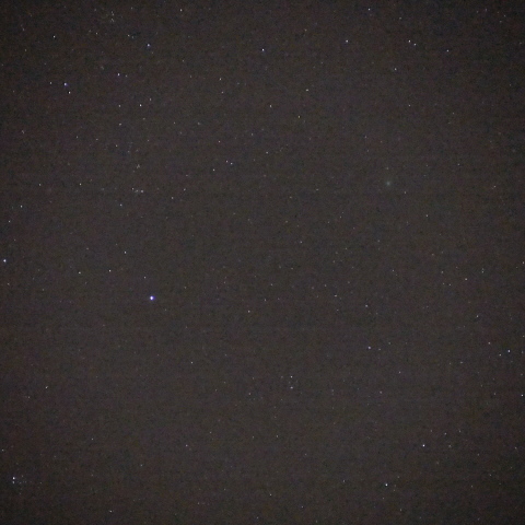 カシオペヤ座δ星とラヴジョイ彗星