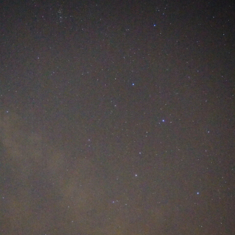 カシオペヤ座とラヴジョイ彗星