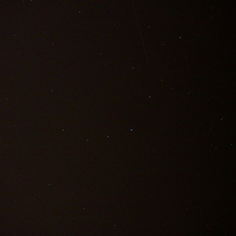 かんむり座と人工天体