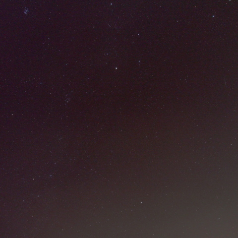 やまねこ座を横切るふたご座流星群