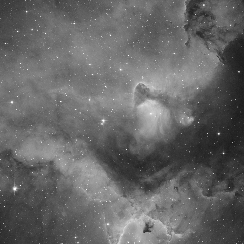 IC1848 ソウル星雲（部分）