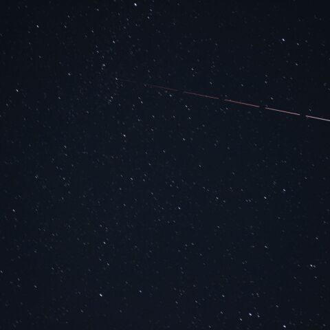 白鳥座 ISS通過減光　2020/10/05 18:56