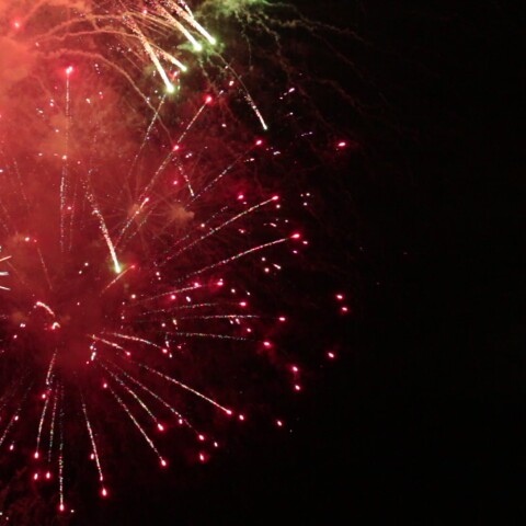 おぼろ月とおおさき花火大会