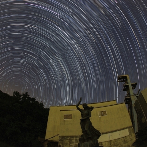 池島炭鉱と北天