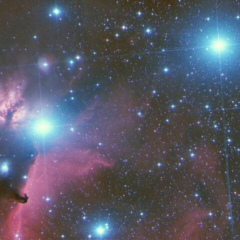 アルニラムから馬頭星雲にかけて