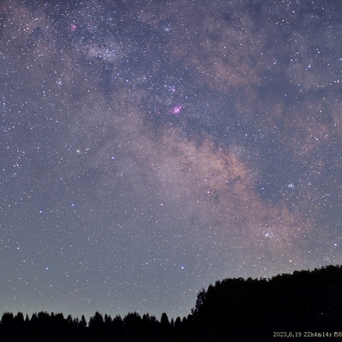 初夏の星空