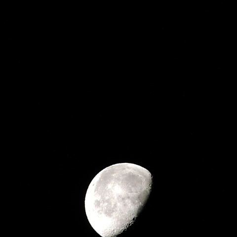 10/6明け方・接近する月と木星