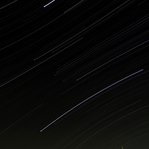 冬の星座と日周運動