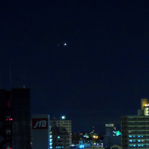 11/27未明 金星と土星の大接近