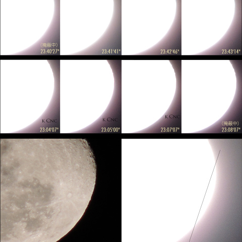 2012年最後の天文現象、かに座κ星の星食(掩蔽～出現)