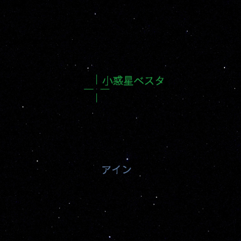 2/2 アルデバラン・木星・ベスタ