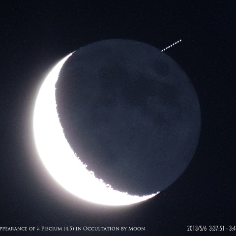5/6未明　λ Psc星食(連続)