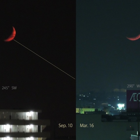 春と秋の三日月 1