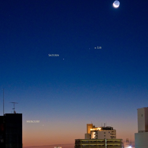 未明の月・土星・水星