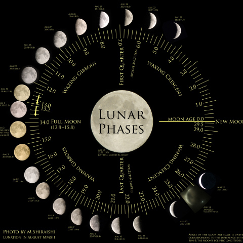 2012年8月　月相環