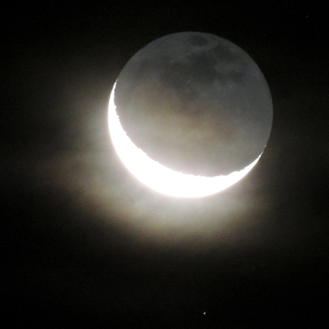 月齢26.1、地球照