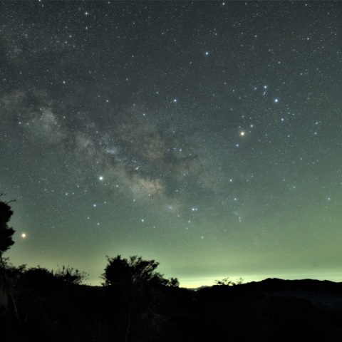 3惑星とさそり、天の川