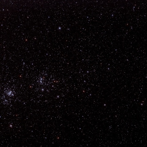 二重星団とパンスターズ