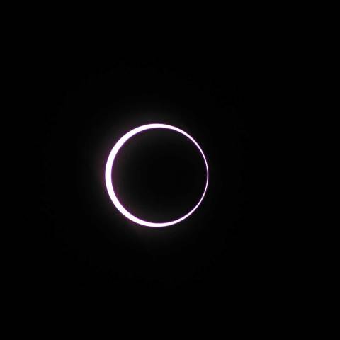 金環日食（赤城高原）