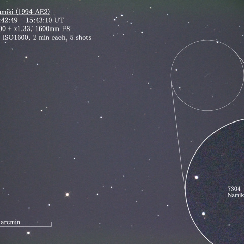 小惑星 7304 Namiki