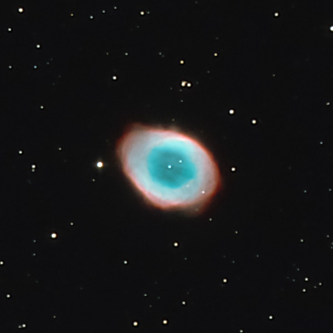 こと座の惑星状星団 M57 環状星雲