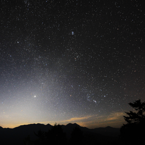 明け方の黄道光