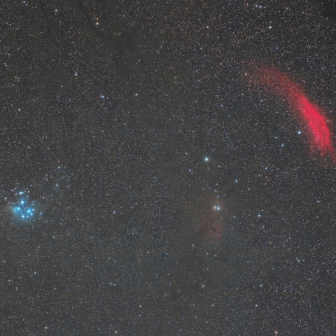 すばるとカリフォルニア星雲