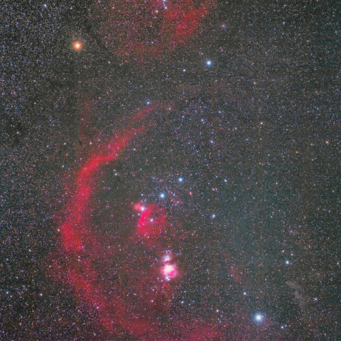 オリオン座とバーナードループ