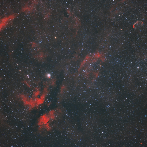 はくちょう座サドル付近