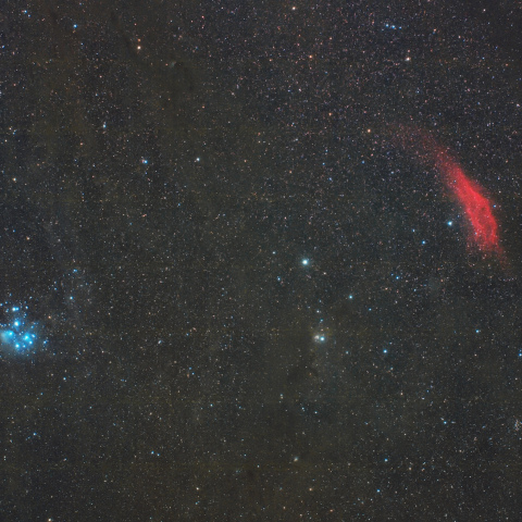 すばるとカリフォルニア星雲