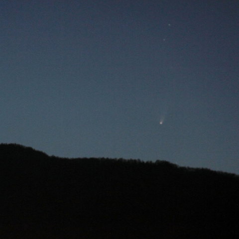 やっと会えたパンスターズ彗星