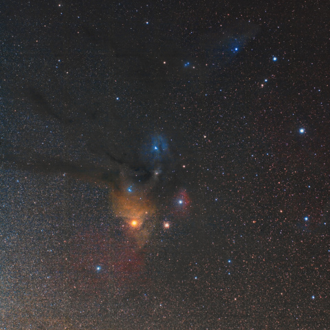 アンタレス付近と青い馬頭星雲