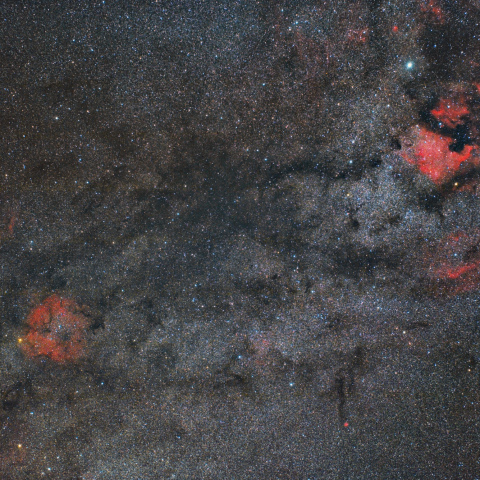 北アメリカ星雲とIC1396