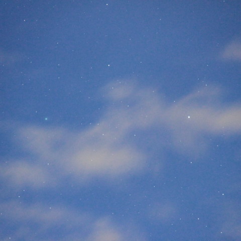 5月12日未明のレモン彗星