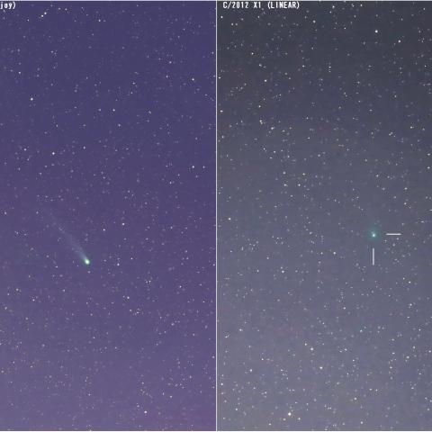 29日未明の2彗星