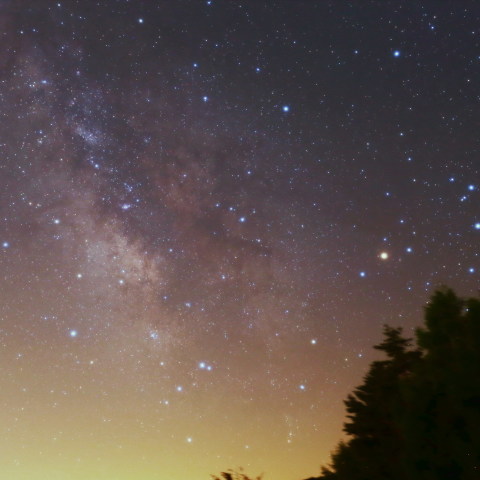 さそり座と天の川