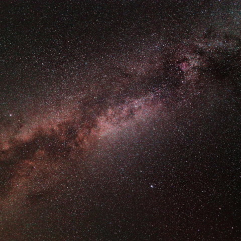 夏の大三角と天の川