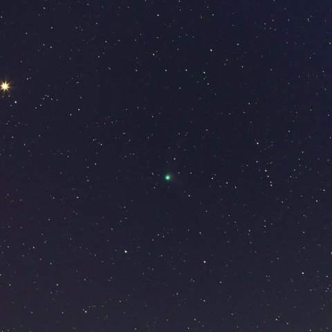 カタリナ彗星とアルクトゥールス