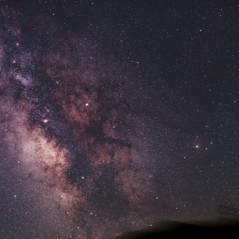 さそり座と天の川