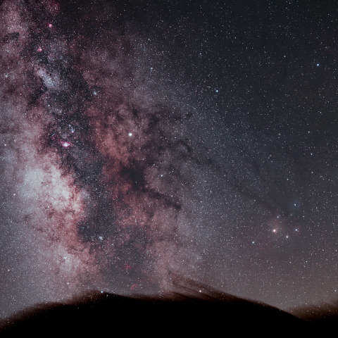 天の川中心部と暗黒帯