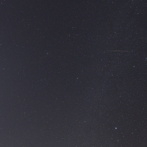 しし座流星群② 冬の天の川を横切る