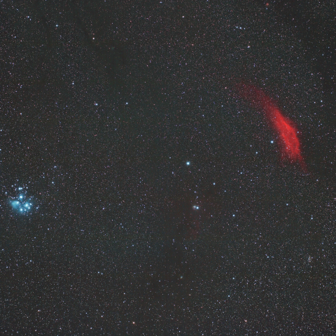 すばるとカリフォルニア星雲