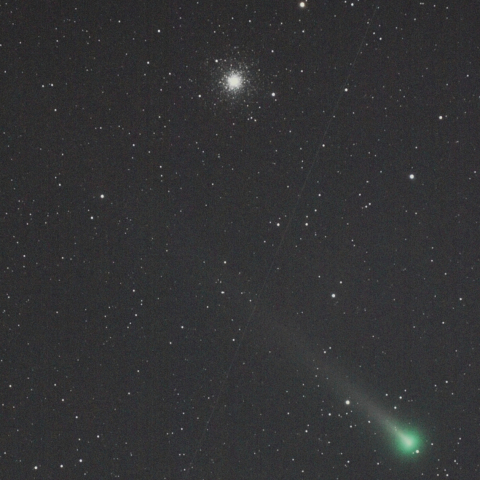 レナード彗星とM3